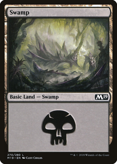 Swamp (270) [Core Set 2019] | Gear Gaming Bentonville