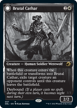 Brutal Cathar // Moonrage Brute [Innistrad: Double Feature] | Gear Gaming Bentonville