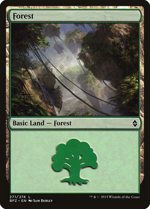 Forest (271) [Battle for Zendikar] | Gear Gaming Bentonville