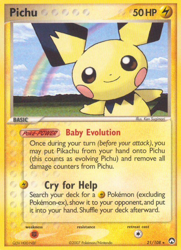 Pichu (21/108) [EX: Power Keepers] | Gear Gaming Bentonville