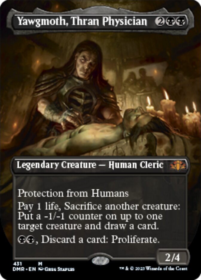 Yawgmoth, Thran Physician (Borderless Alternate Art) [Dominaria Remastered] | Gear Gaming Bentonville