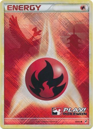 Fire Energy (89/95) (Play Pokemon Promo) [HeartGold & SoulSilver: Call of Legends] | Gear Gaming Bentonville