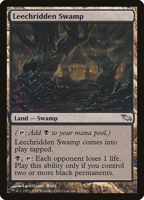 Leechridden Swamp [Shadowmoor] | Gear Gaming Bentonville