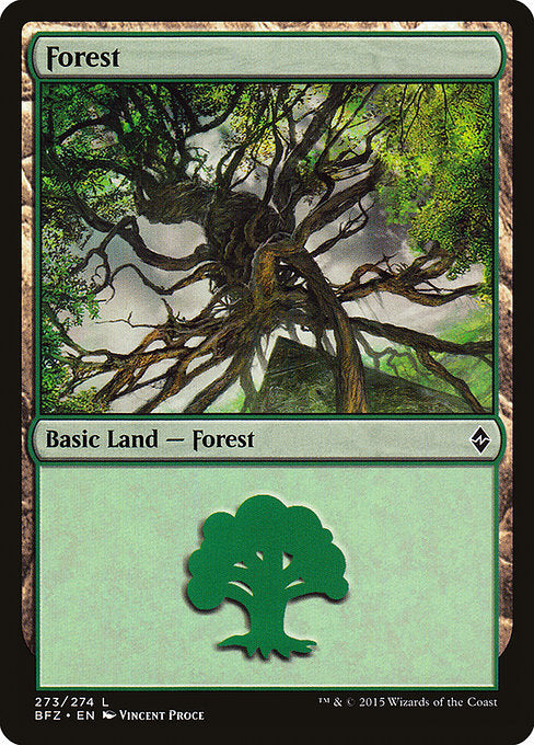 Forest (273) [Battle for Zendikar] | Gear Gaming Bentonville