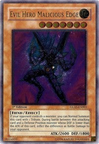 Evil HERO Malicious Edge (UTR) [Gladiator's Assault] [GLAS-EN003] | Gear Gaming Bentonville