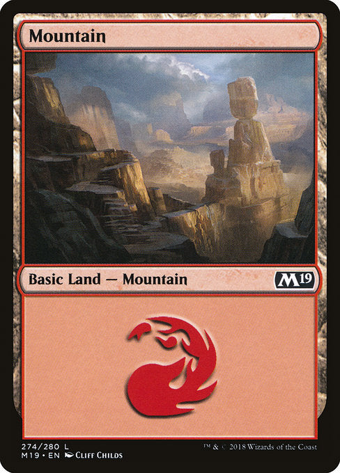 Mountain (274) [Core Set 2019] | Gear Gaming Bentonville