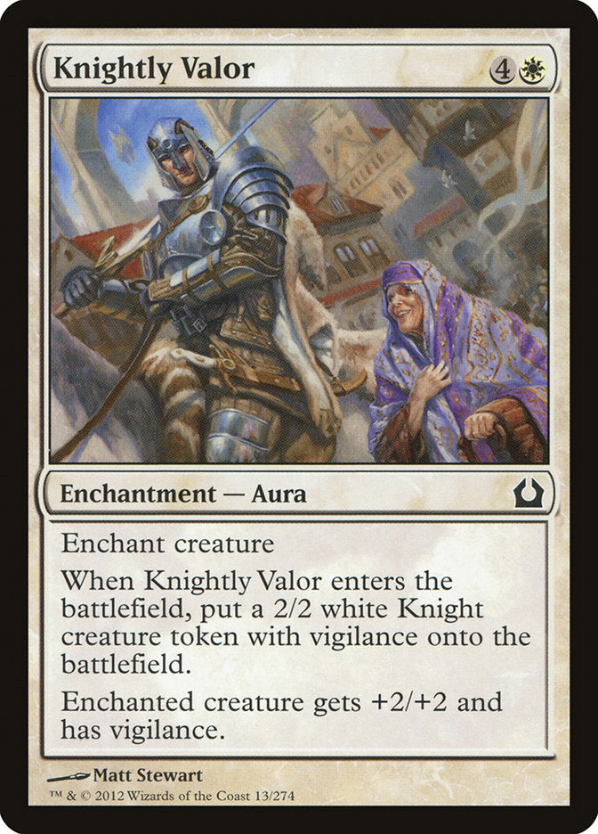 Knightly Valor [Return to Ravnica] | Gear Gaming Bentonville