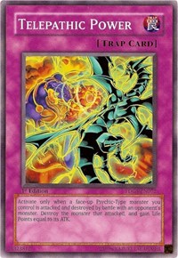 Telepathic Power [The Duelist Genesis] [TDGS-EN072] | Gear Gaming Bentonville