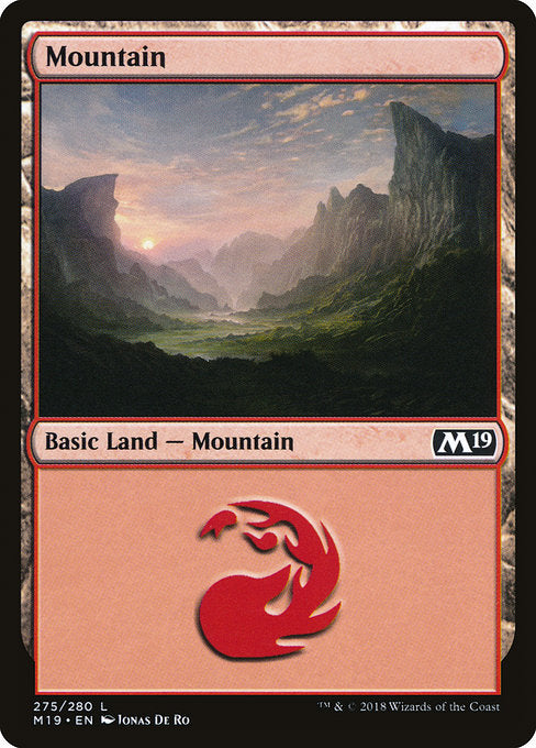 Mountain (275) [Core Set 2019] | Gear Gaming Bentonville