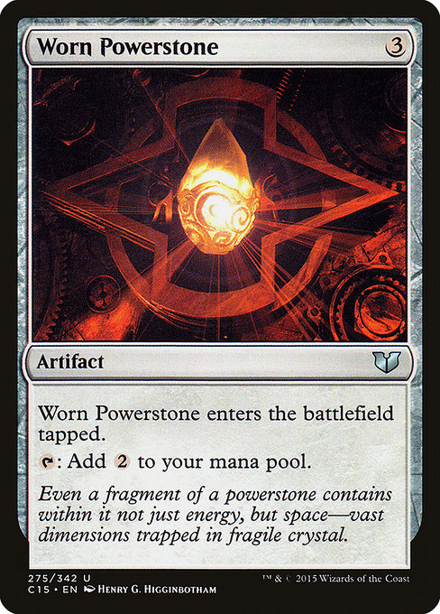 Worn Powerstone [Commander 2015] | Gear Gaming Bentonville