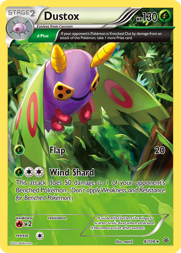 Dustox (8/108) [XY: Roaring Skies] | Gear Gaming Bentonville