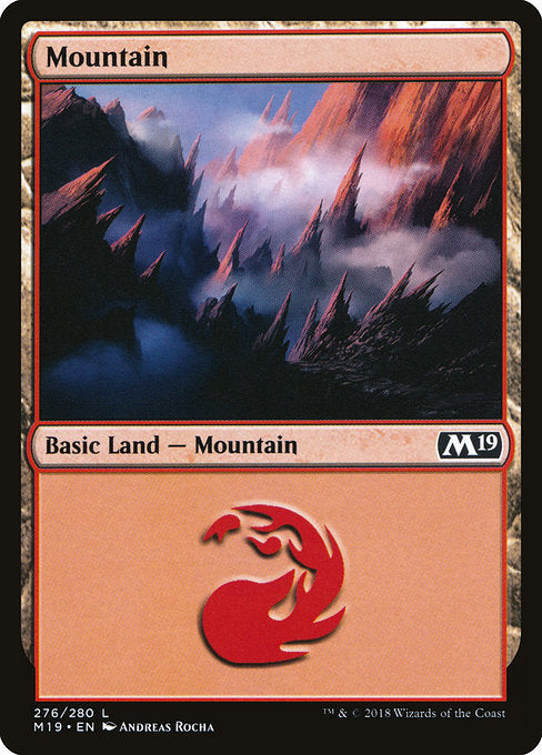 Mountain (276) [Core Set 2019] | Gear Gaming Bentonville