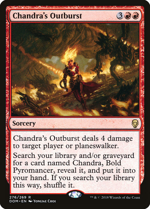 Chandra's Outburst [Dominaria] | Gear Gaming Bentonville