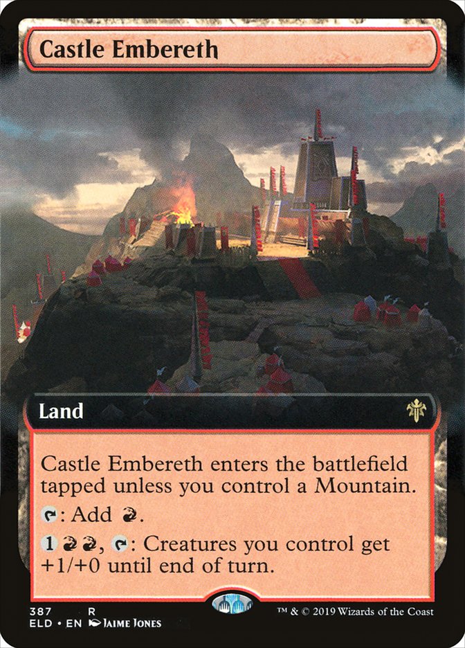 Castle Embereth (Extended Art) [Throne of Eldraine] | Gear Gaming Bentonville