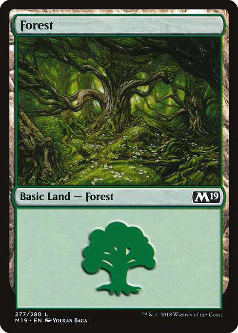 Forest (277) [Core Set 2019] | Gear Gaming Bentonville