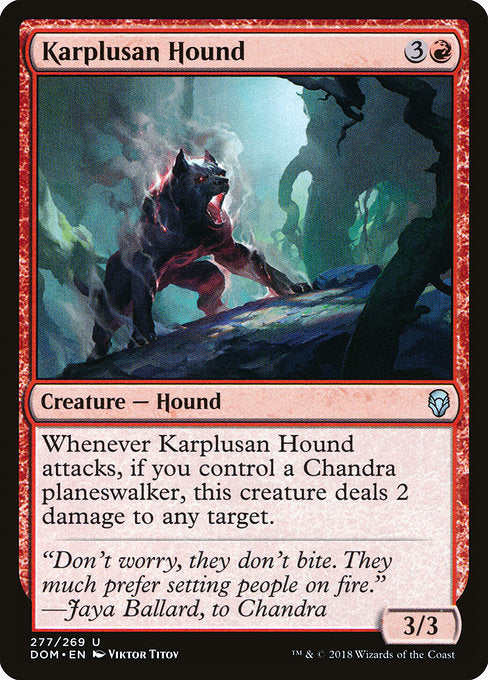 Karplusan Hound [Dominaria] | Gear Gaming Bentonville