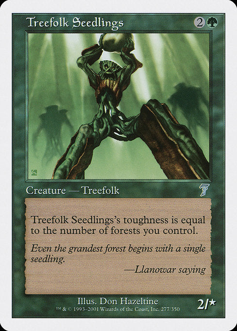 Treefolk Seedlings [7th Edition] | Gear Gaming Bentonville