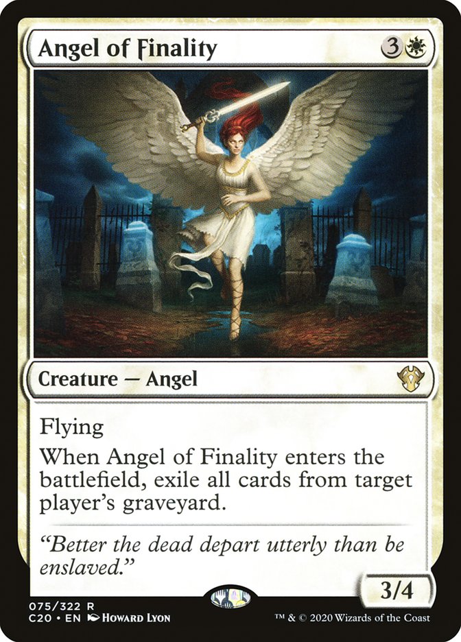 Angel of Finality [Commander 2020] | Gear Gaming Bentonville