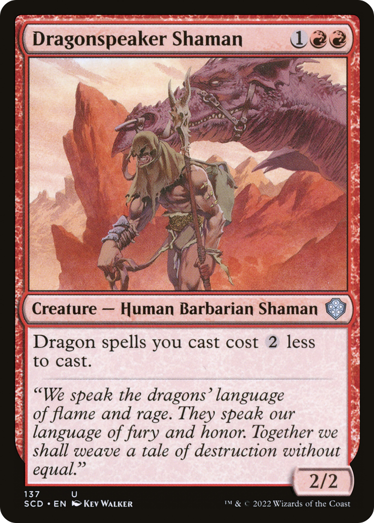 Dragonspeaker Shaman [Starter Commander Decks] | Gear Gaming Bentonville