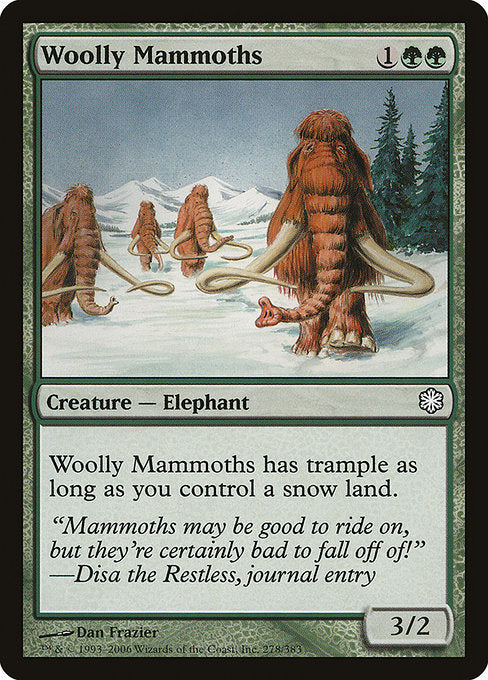 Woolly Mammoths [Coldsnap Theme Deck Reprints] | Gear Gaming Bentonville