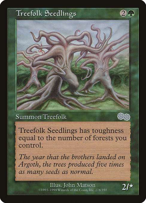 Treefolk Seedlings [Urza's Saga] | Gear Gaming Bentonville