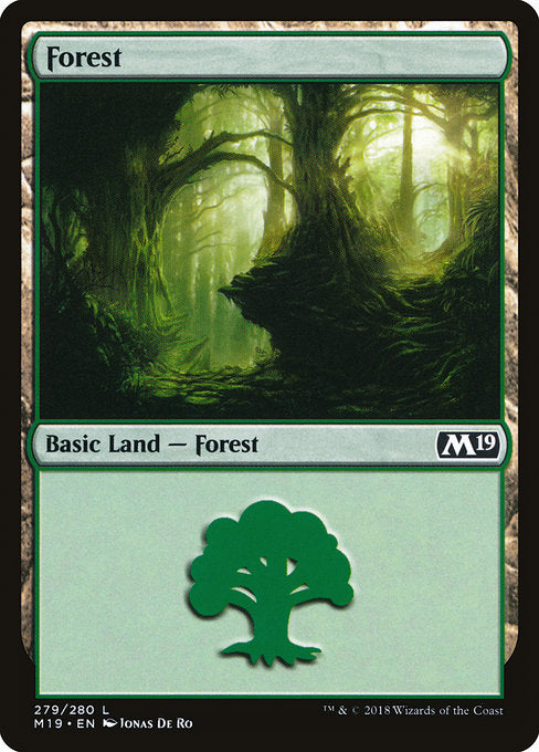 Forest (279) [Core Set 2019] | Gear Gaming Bentonville