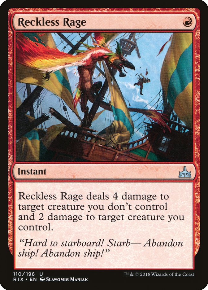 Reckless Rage [Rivals of Ixalan] | Gear Gaming Bentonville