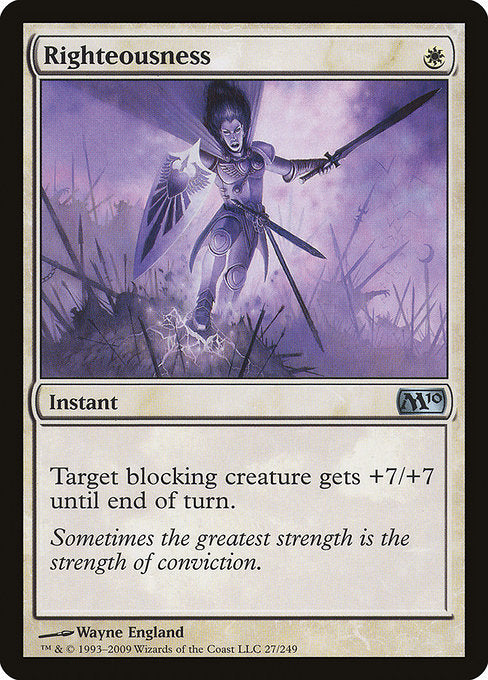 Righteousness [Magic 2010 (M10)] | Gear Gaming Bentonville