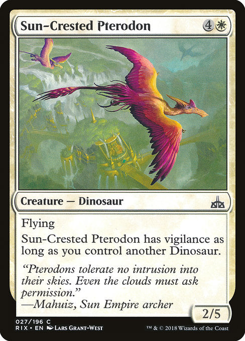 Sun-Crested Pterodon [Rivals of Ixalan] | Gear Gaming Bentonville