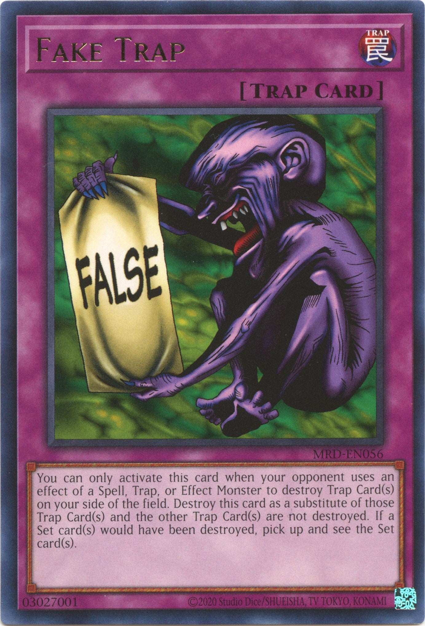 Fake Trap (25th Anniversary) [MRD-EN056] Rare | Gear Gaming Bentonville