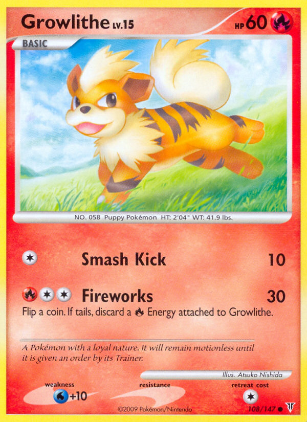 Growlithe (108/147) [Platinum: Supreme Victors] | Gear Gaming Bentonville