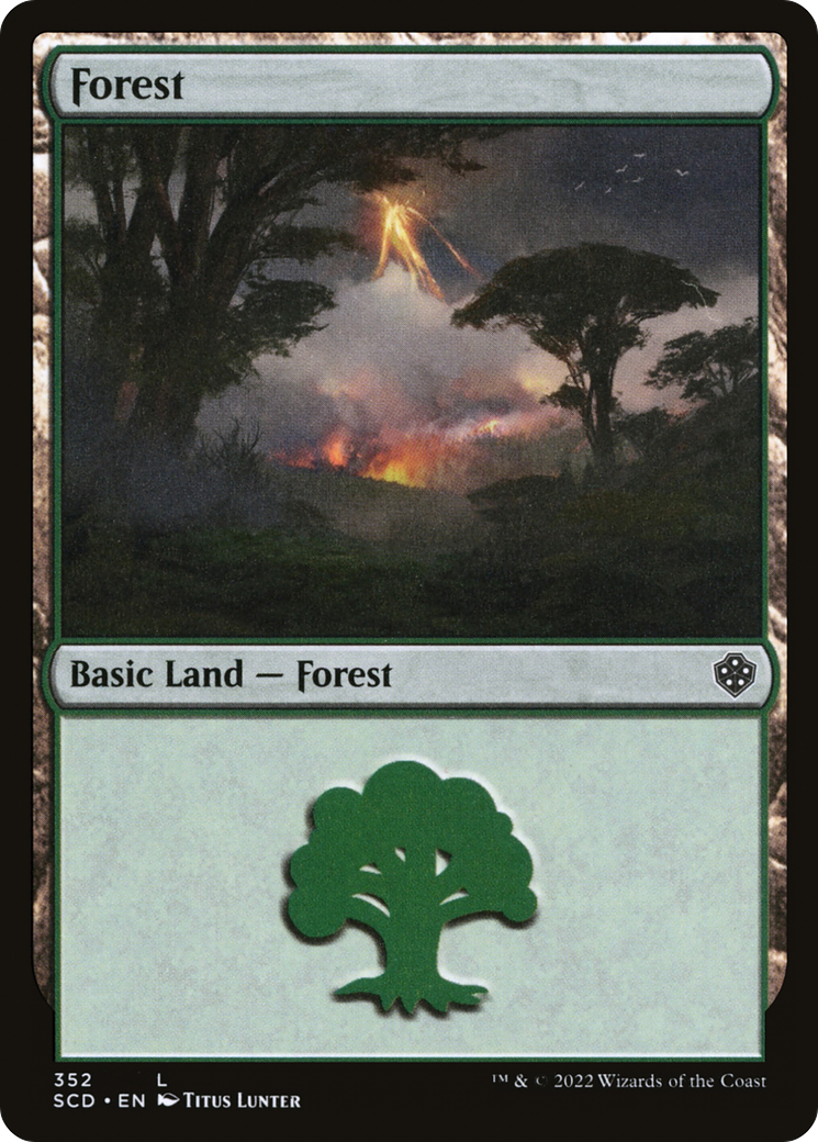 Forest (352) [Starter Commander Decks] | Gear Gaming Bentonville