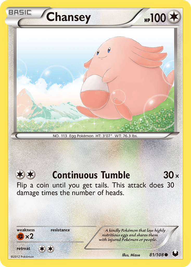 Chansey (81/108) [Black & White: Dark Explorers] | Gear Gaming Bentonville