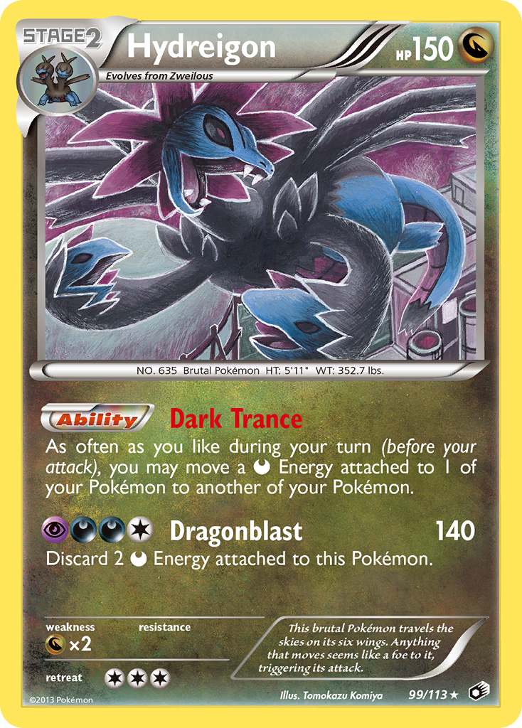 Hydreigon (99/113) [Black & White: Legendary Treasures] | Gear Gaming Bentonville