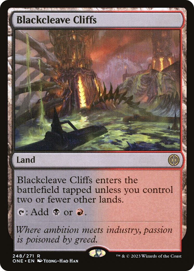 Blackcleave Cliffs [Phyrexia: All Will Be One] | Gear Gaming Bentonville