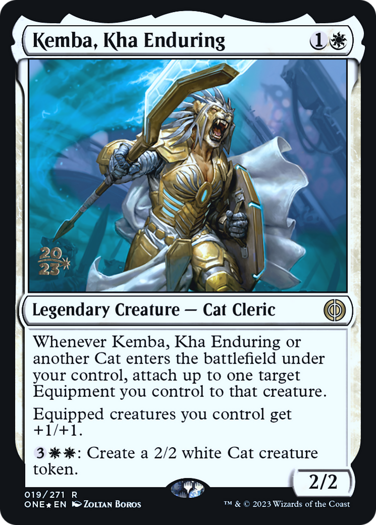 Kemba, Kha Enduring [Phyrexia: All Will Be One Prerelease Promos] | Gear Gaming Bentonville