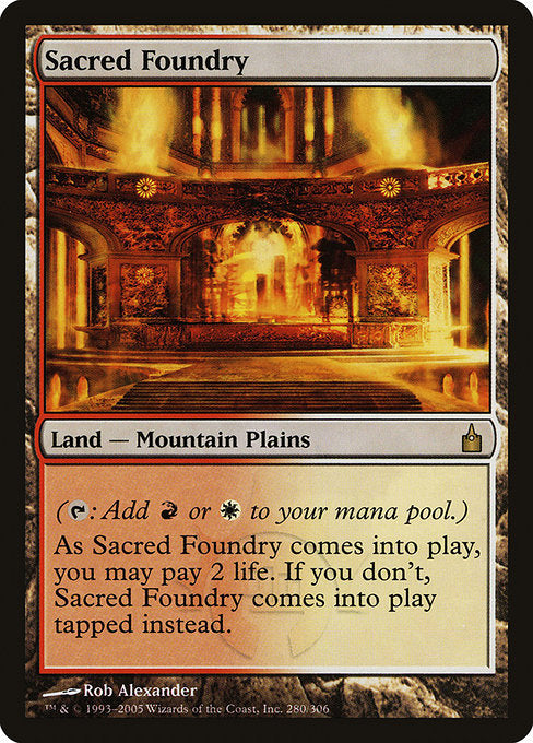 Sacred Foundry [Ravnica: City of Guilds] | Gear Gaming Bentonville