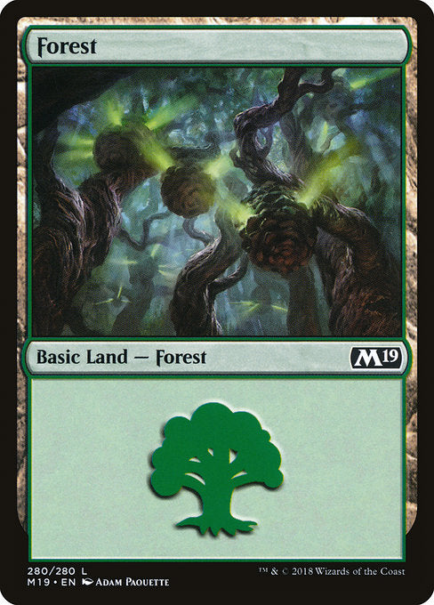 Forest (280) [Core Set 2019] | Gear Gaming Bentonville