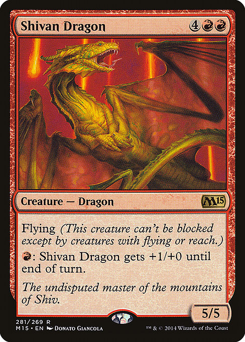 Shivan Dragon [Magic 2015 (M15)] | Gear Gaming Bentonville