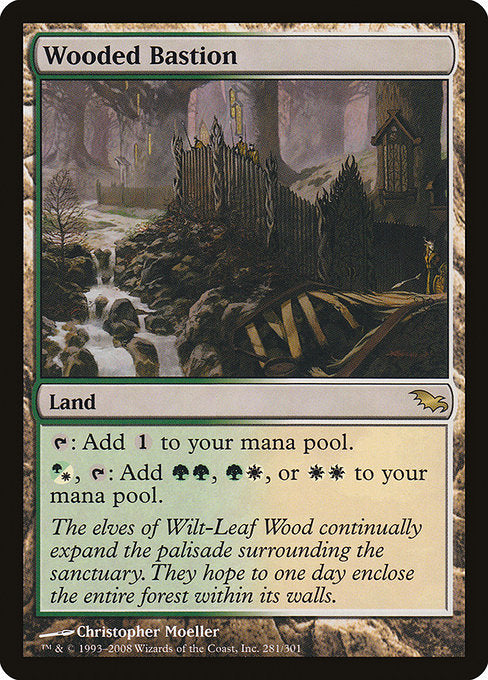 Wooded Bastion [Shadowmoor] | Gear Gaming Bentonville