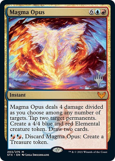 Magma Opus (Promo Pack) [Strixhaven: School of Mages Promos] | Gear Gaming Bentonville