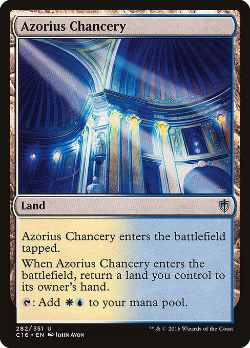 Azorius Chancery [Commander 2016] | Gear Gaming Bentonville