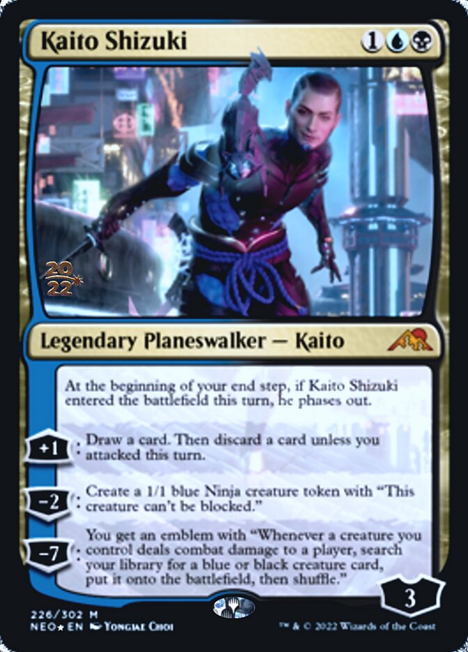 Kaito Shizuki [Kamigawa: Neon Dynasty Prerelease Promos] | Gear Gaming Bentonville