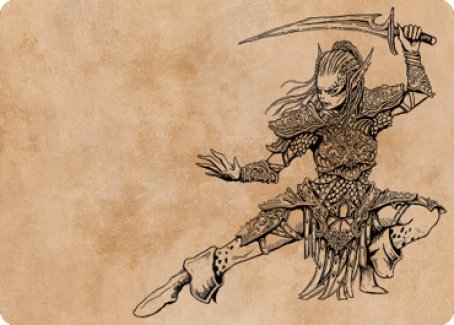 Lae'zel, Vlaakith's Champion Art Card [Commander Legends: Battle for Baldur's Gate Art Series] | Gear Gaming Bentonville