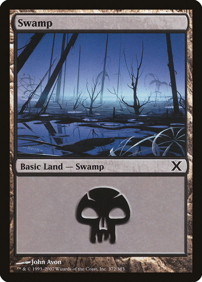 Swamp (372) [Tenth Edition] | Gear Gaming Bentonville