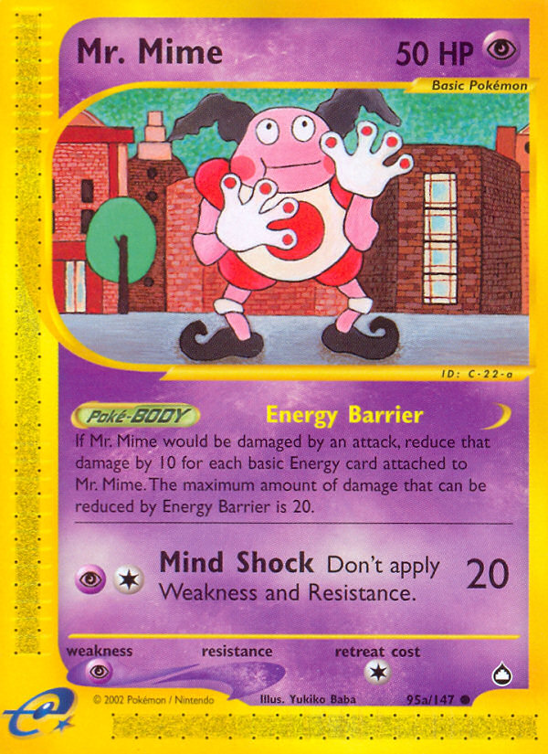 Mr. Mime (95a/147) [Aquapolis] | Gear Gaming Bentonville