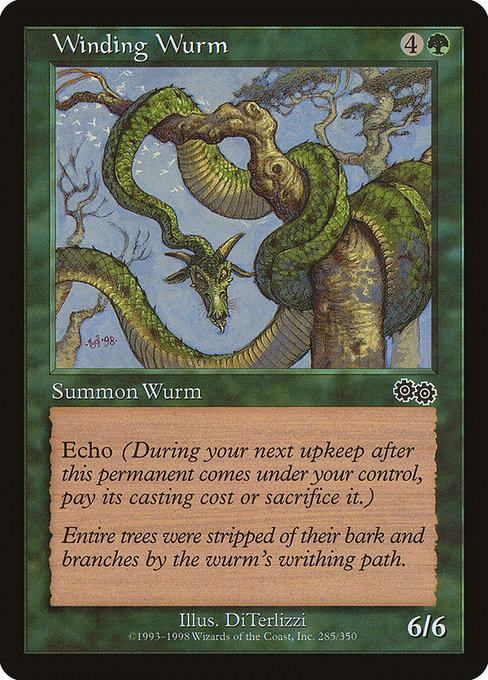 Winding Wurm [Urza's Saga] | Gear Gaming Bentonville