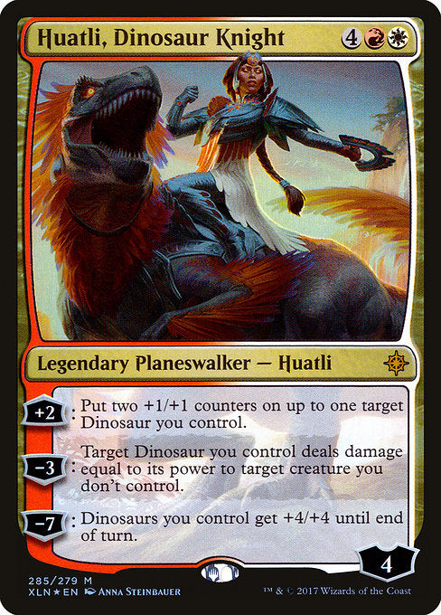 Huatli, Dinosaur Knight [Ixalan] | Gear Gaming Bentonville