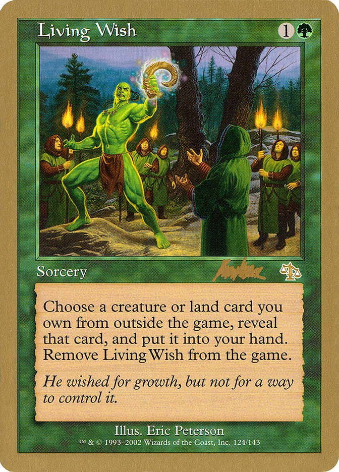 Living Wish (Brian Kibler) [World Championship Decks 2002] | Gear Gaming Bentonville
