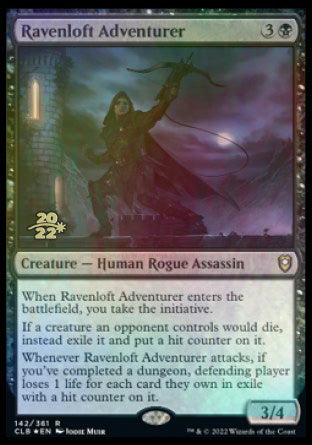 Ravenloft Adventurer [Commander Legends: Battle for Baldur's Gate Prerelease Promos] | Gear Gaming Bentonville